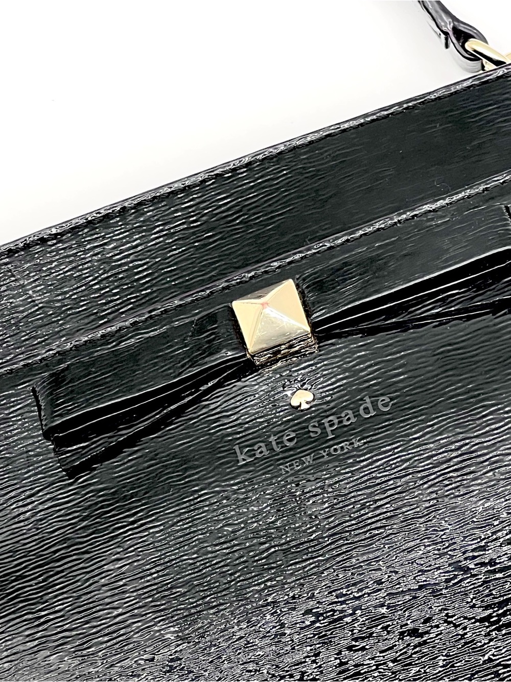 Kate Spade Wellesley Bow Crossbody Black c.2013 MSRP $198 - Picture 3 of 15